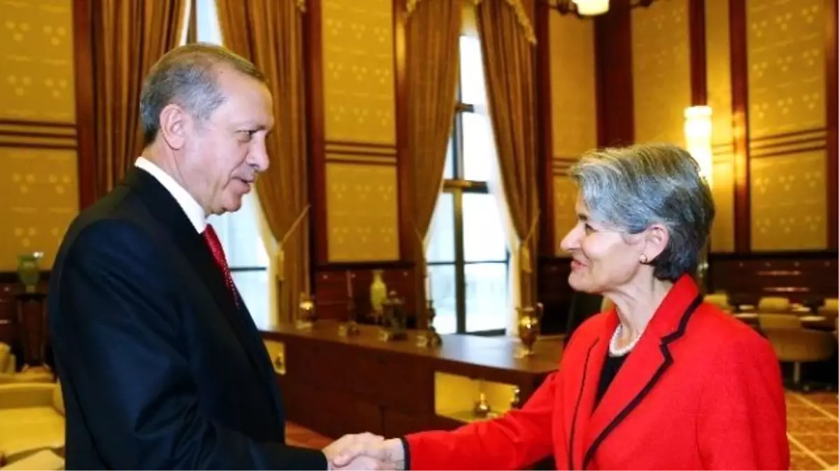 Cumhurbaşkanı Erdoğan, Unesco Direktörü Bokova\'yı Kabul Etti