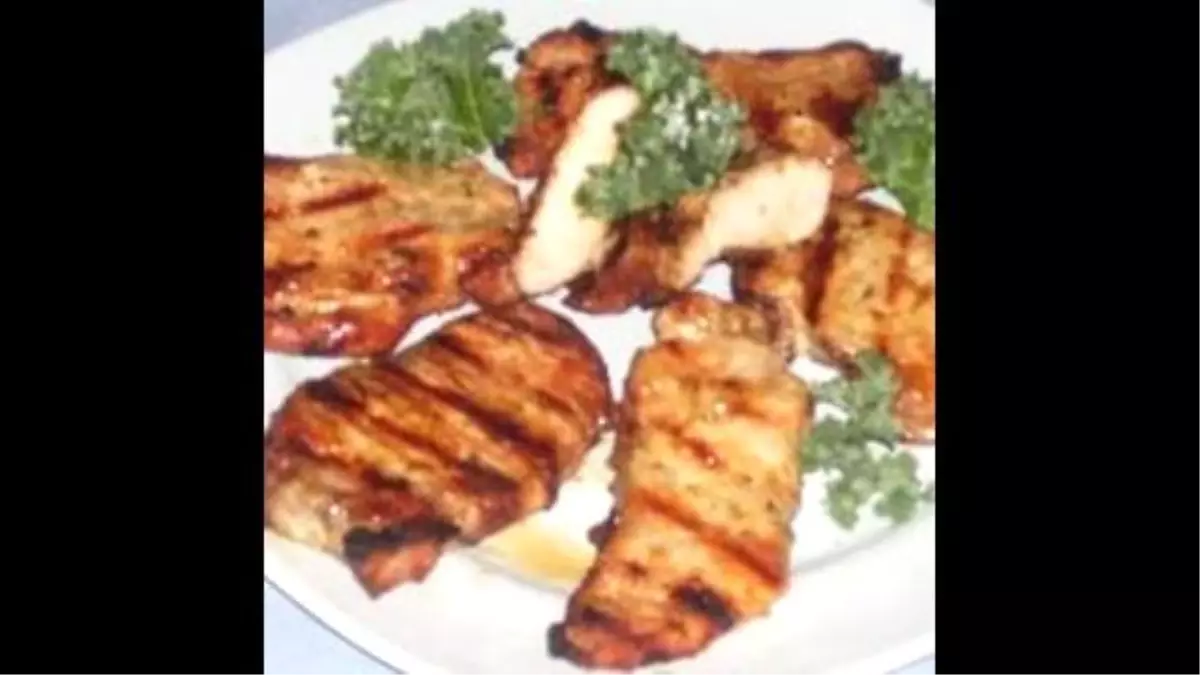 Grilled Pork Steaks With Lemon Butter Sauce