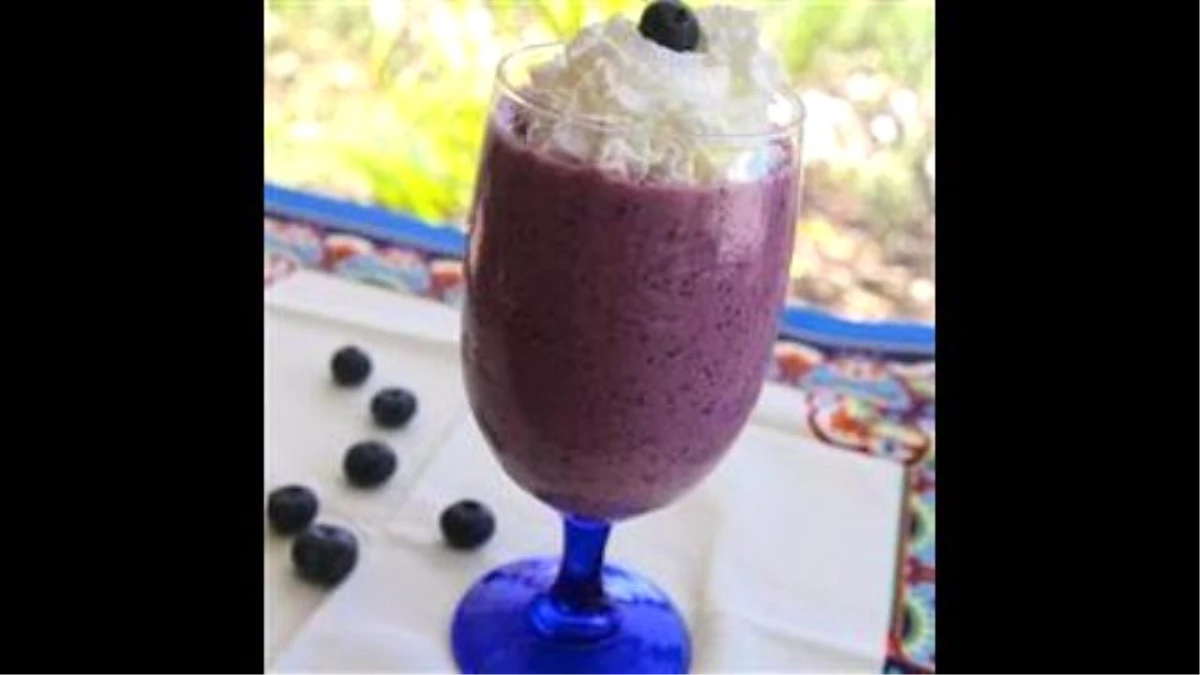 Heart Healthy Blueberry Smoothie