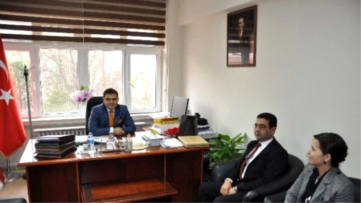 MHP Yöneticilerinden Kaymakam Balcı ve Belediye Başkanı Yıldız\'a Ziyaret