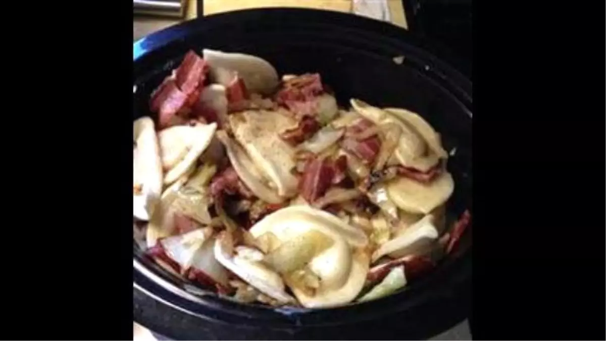 Slow Cooker Pierogie Casserole