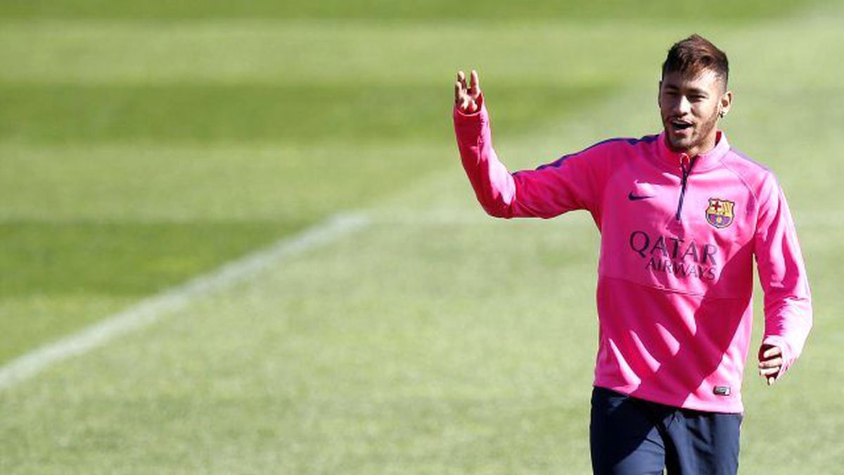 Barcelonalı Yıldız Neymar\'ın İdmanda Attığı Goller Taraftarları Coşturdu