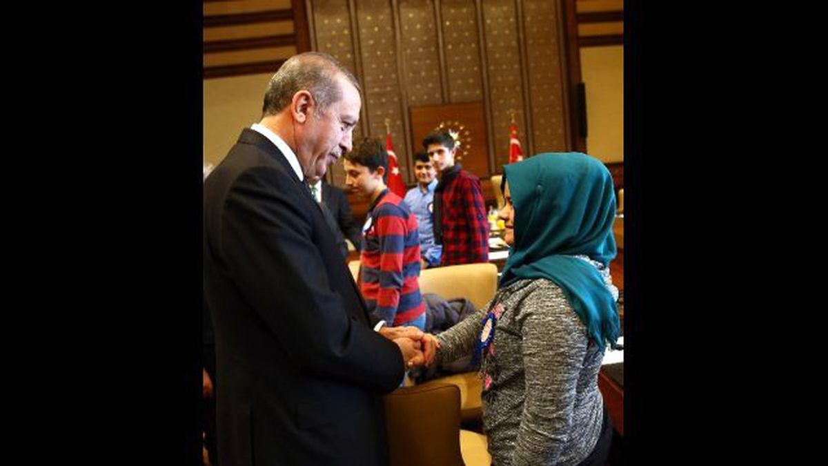 Erdoğan, AFAD Tarafından Misafir Edilen Çocukları Kabul Etti