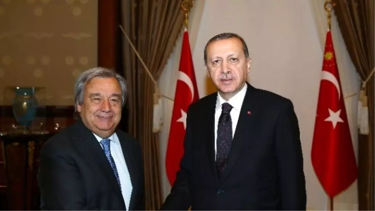 Erdoğan, BM Mülteciler Yüksek Komiseri Guterres\'i Kabul Etti