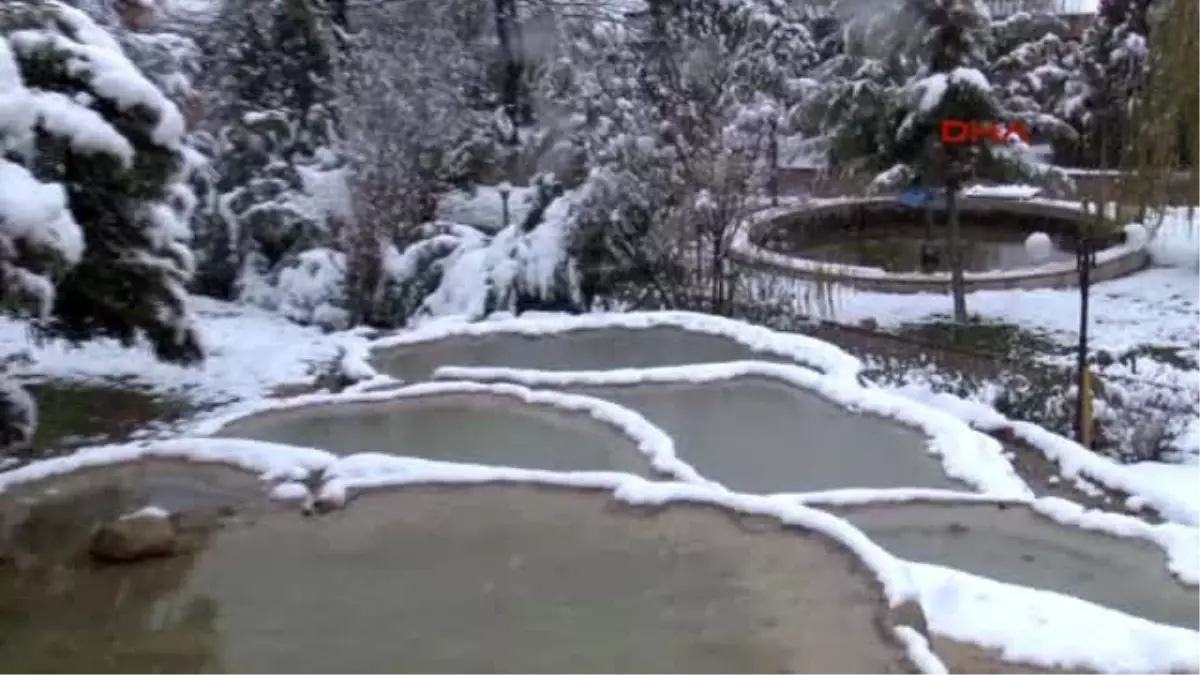 Denizli Pamukkale Karla Daha Güzel