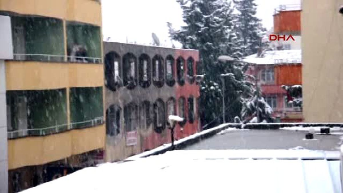 İslahiye\'de Okullara 1 Gün Kar Tatili