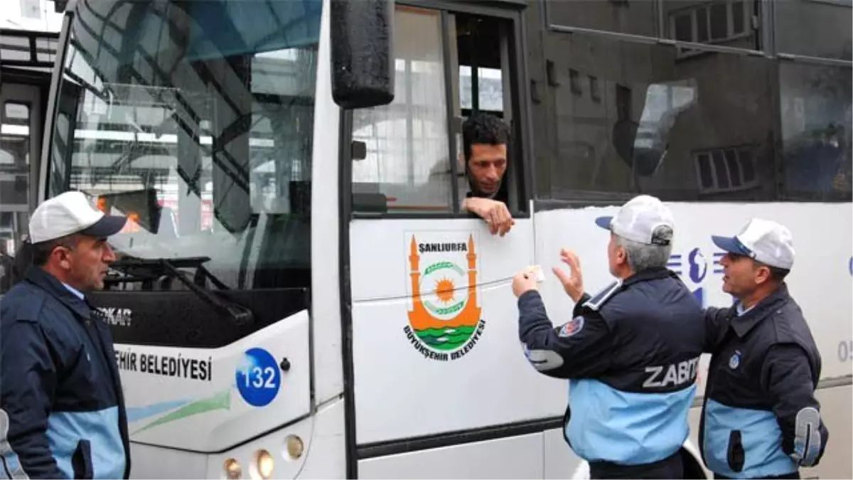 Zabıta Halk Otobüslerini Denetledi