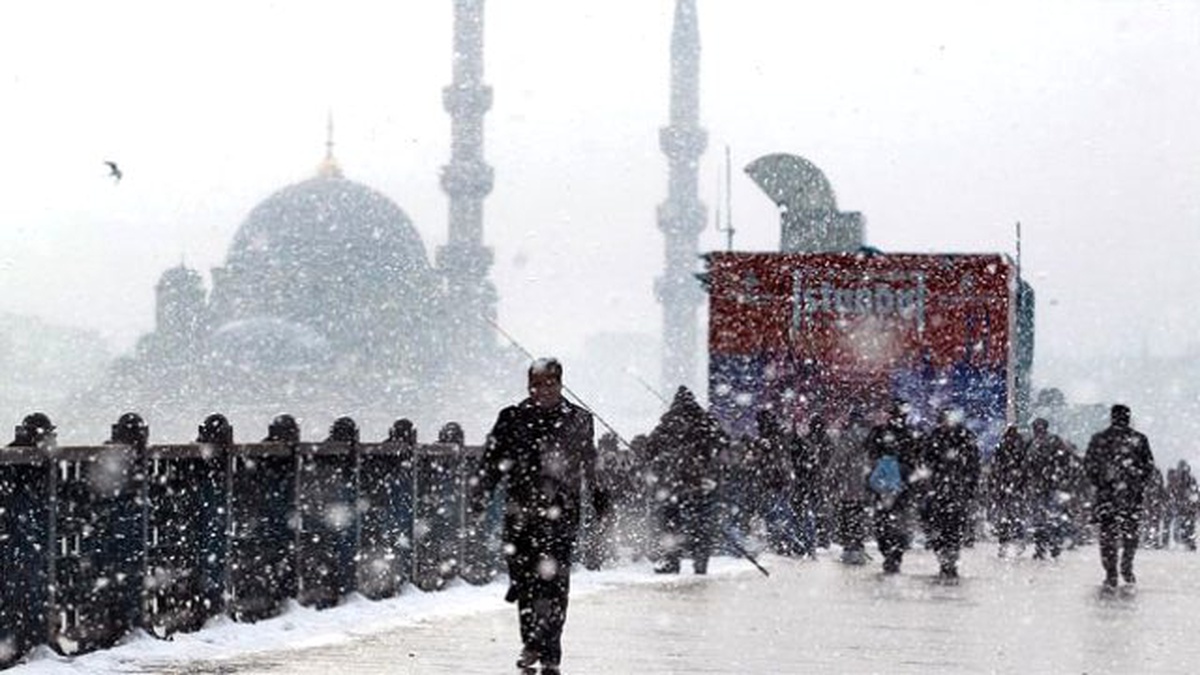 İstanbul\'dan Seyrine Doyulmaz Kar Manzaraları