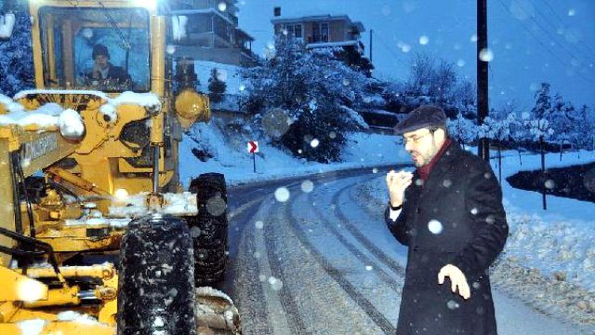 Kocaeli\'de -12 Derece Uyarısı