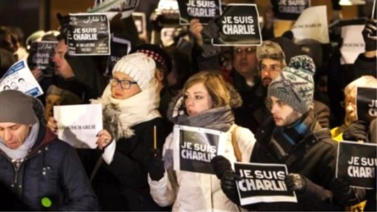 Paris\'teki Silahlı Saldırıya Washington\'da Protesto
