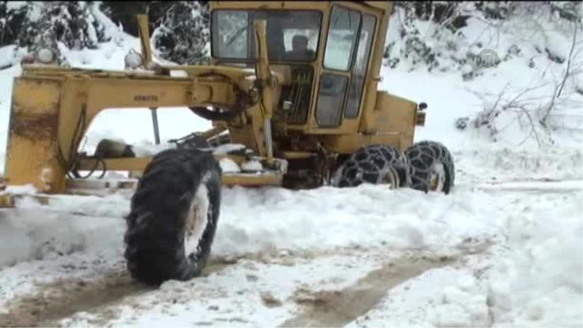 Ordu\'da Kar Yağışının Ardından Kapanan Yollar Tekrar Ulaşıma Açılıyor