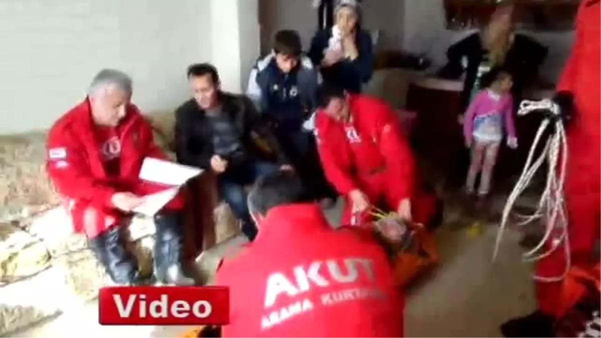 Mahsur Kalan Hastayı AKUT Kurtardı