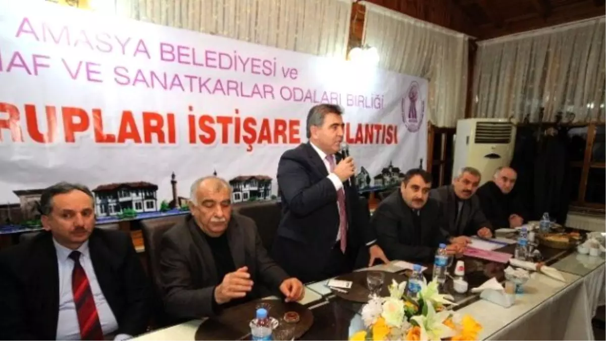 Amasya Belediyesi\'nden Meslek Odalarıyla İstişare