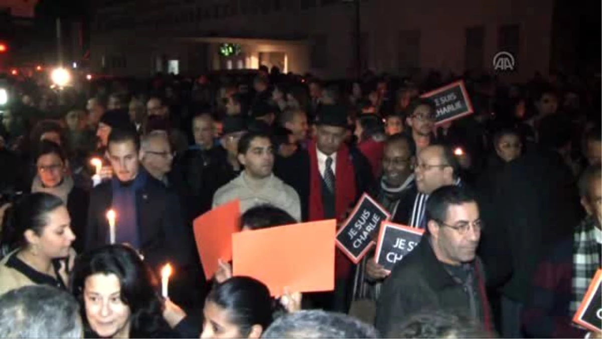 Charlie Hebdo Saldırısı Fas\'ta Protesto Edildi