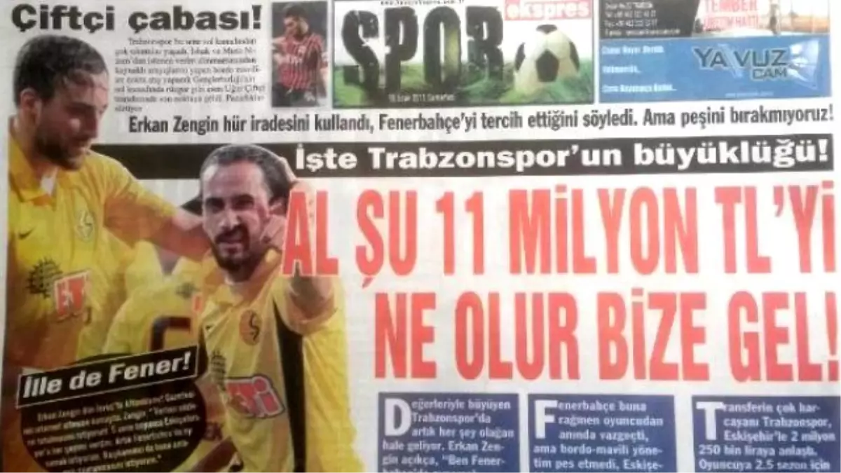 Erkan Zengin Transferi Trabzon\'u Böldü