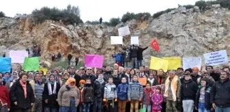 Köylülerin Taş Ocağı Protestosuna CHP'li Vekillerinden Destek