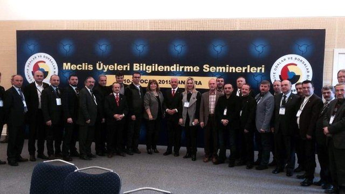 Kutso Yönetim Kurulu ve Meclis Üyeleri TOBB\'nin Bilgilendirme Seminerinde