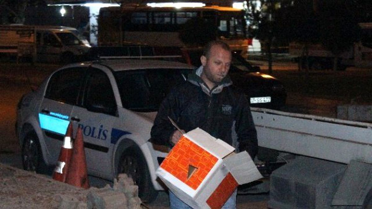 Trafik Denetleme Şubesi Önünde Şüpheli Paket Paniği