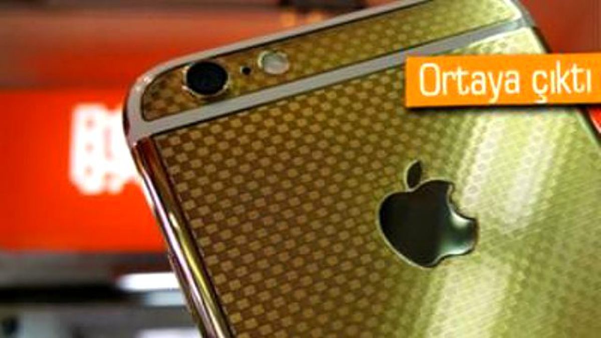24 Ayar Altın Kaplama İphone 6 ve İphone 6 Plus
