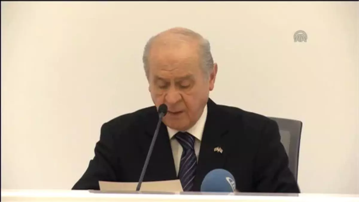 Bahçeli - Paris\'teki Terör Saldırıları (1)