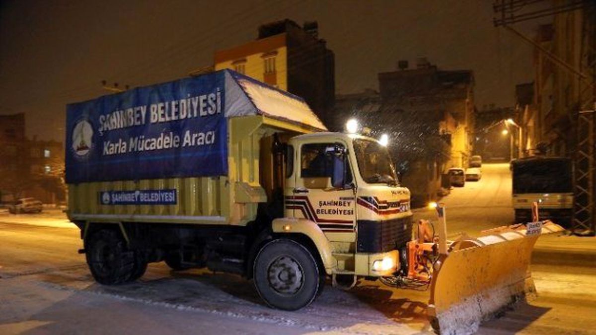 Şahinbey\'den Kara Anında Müdahale