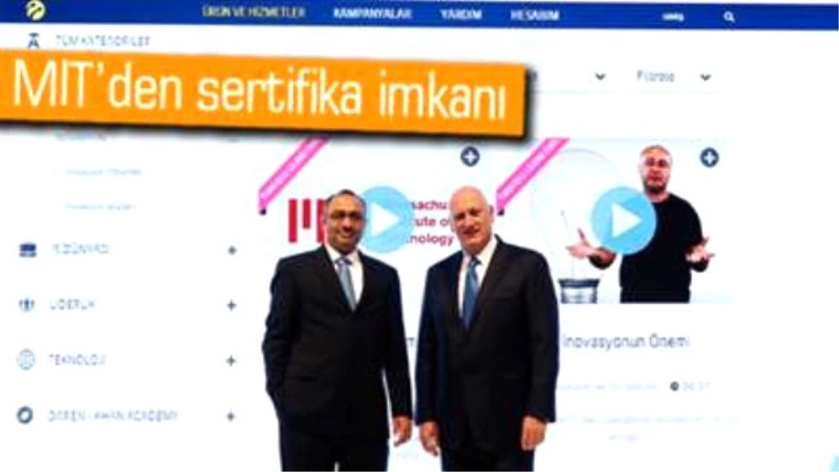 Turkcell ve Mıt\'den Dünyadaki İlk Online Girişimcilik Mba Programı