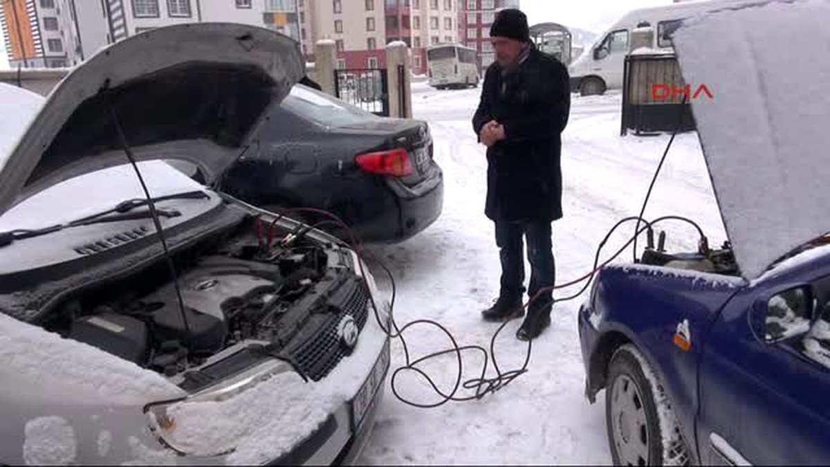 Yozgat\'ta Soğuk Hava Araçları Dondurdu