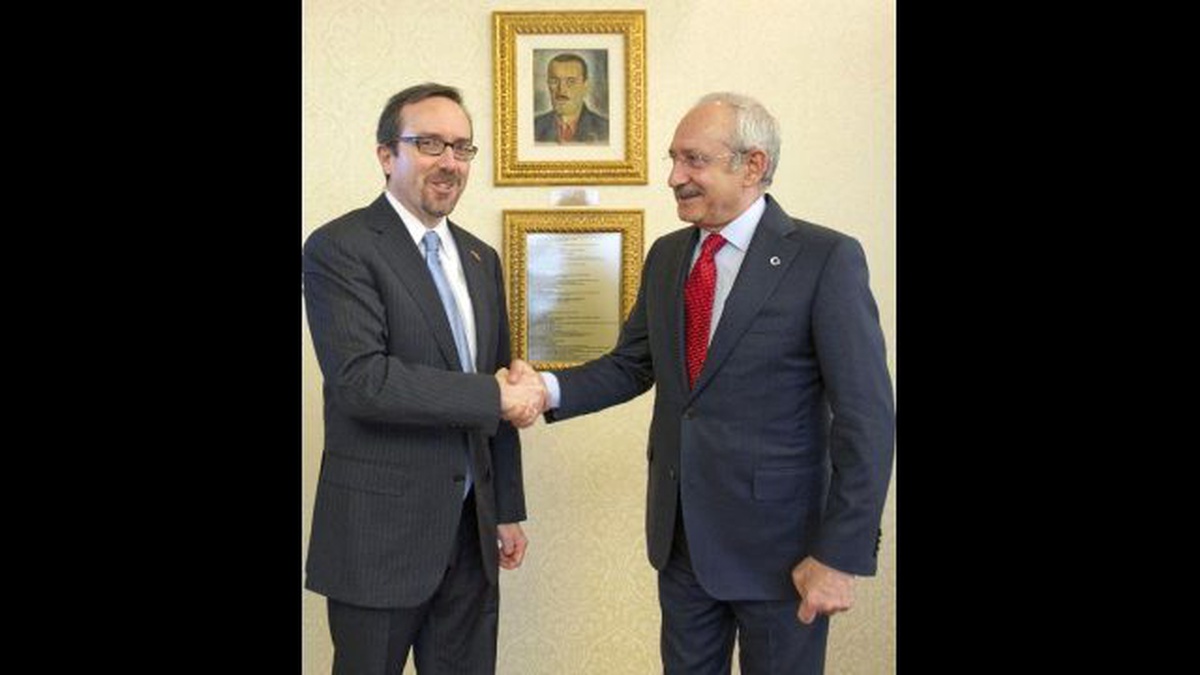 ABD Büyükelçisi Bass, Kılıçdaroğlu\'nu Ziyaret Etti