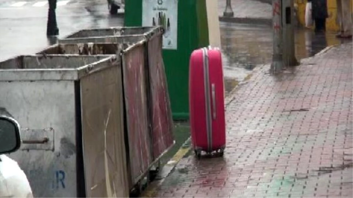 Ataşehir\'de Şüpheli Bavuldan Çanak-çömlek Çıktı