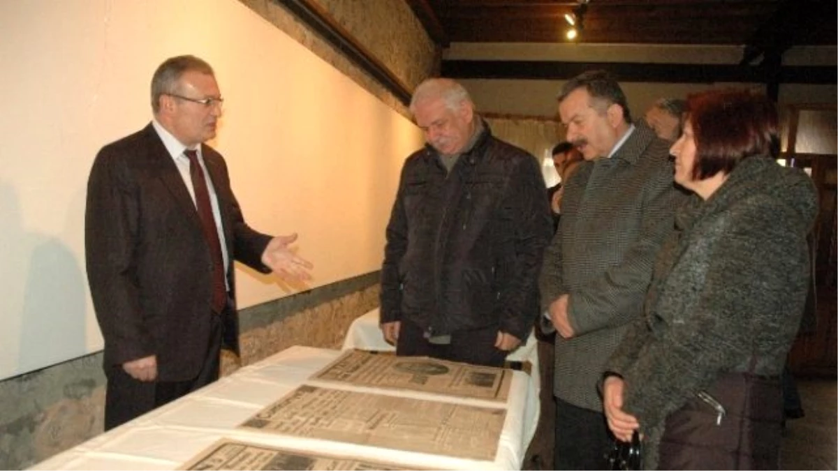 Basın Haftasında, Eski Gazetelerin Sergisi Açıldı