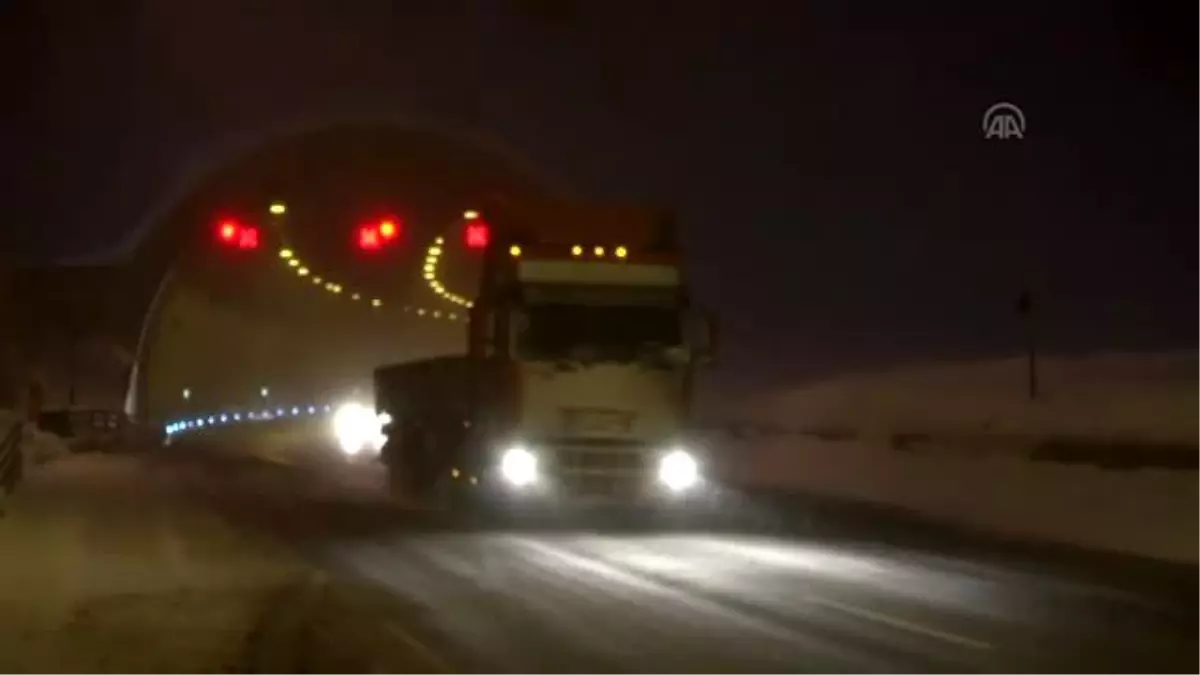 Bolu Dağında Yoğun Kar Yağışı