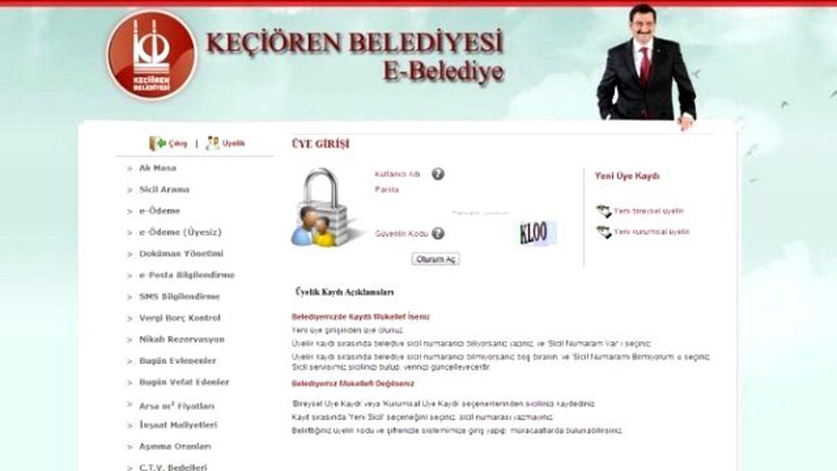 E-Belediyecilik Keçiören Belediyesi\'nden Sorulur