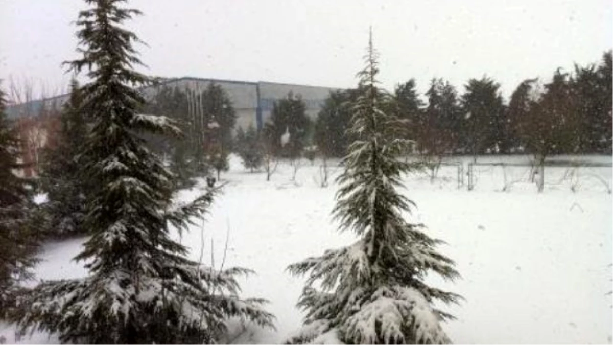 Silivri\'de Kar Yağışı Hızlandı