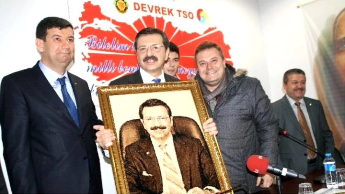 TOBB Başkanı Hisarcıklıoğlu, Çaycuma ve Devrek\'i Ziyaret Etti