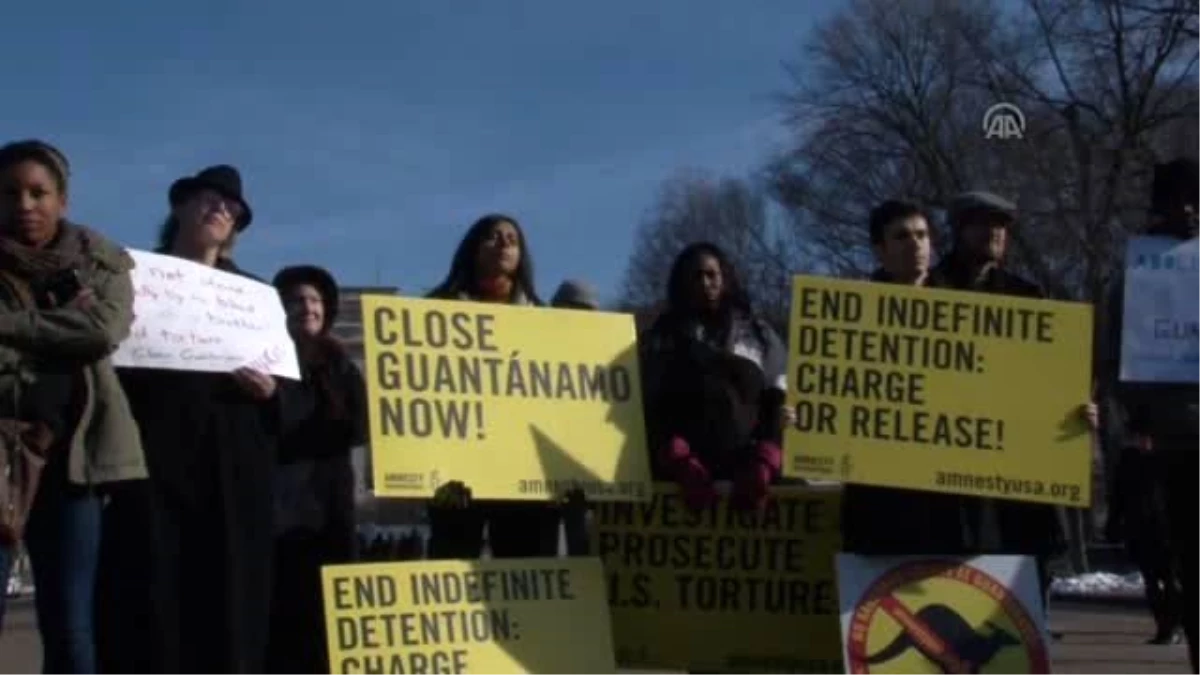 Washington\'da Guantanamo Protestosu