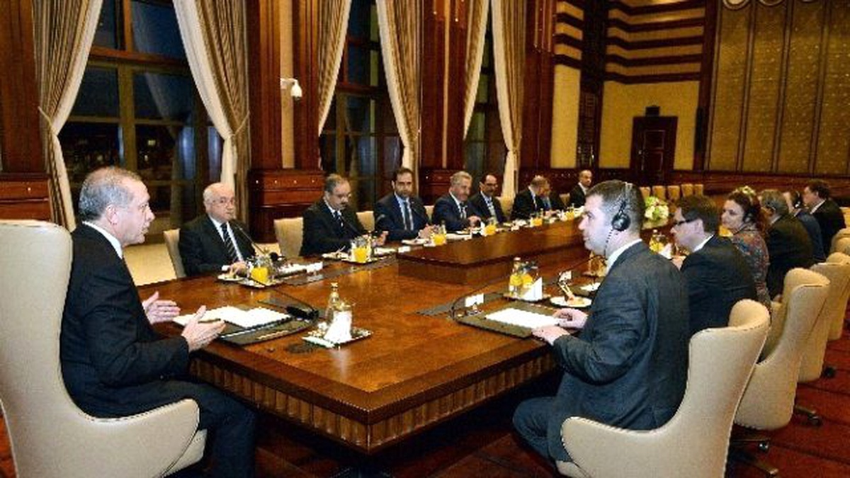 Cumhurbaşkanı Erdoğan, Çek Temsilciler Meclisi Başkanı Hamacek\'i Kabul Etti