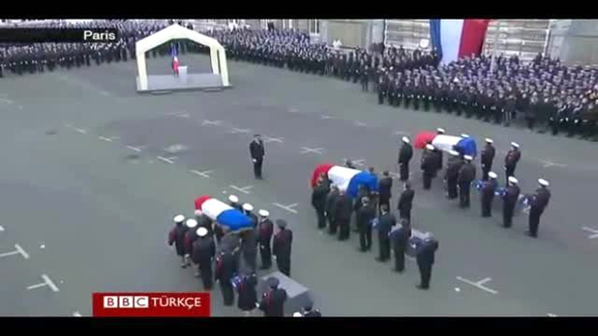 Saldırıda Ölenler İçin Paris ve Kudüs\'te Cenaze Töreni