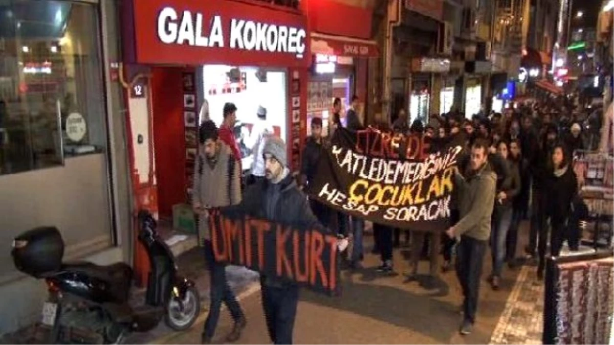 HDP\'liler Şırnak\'ta Öldürülen Ümit Kurt İçin Yürüdü