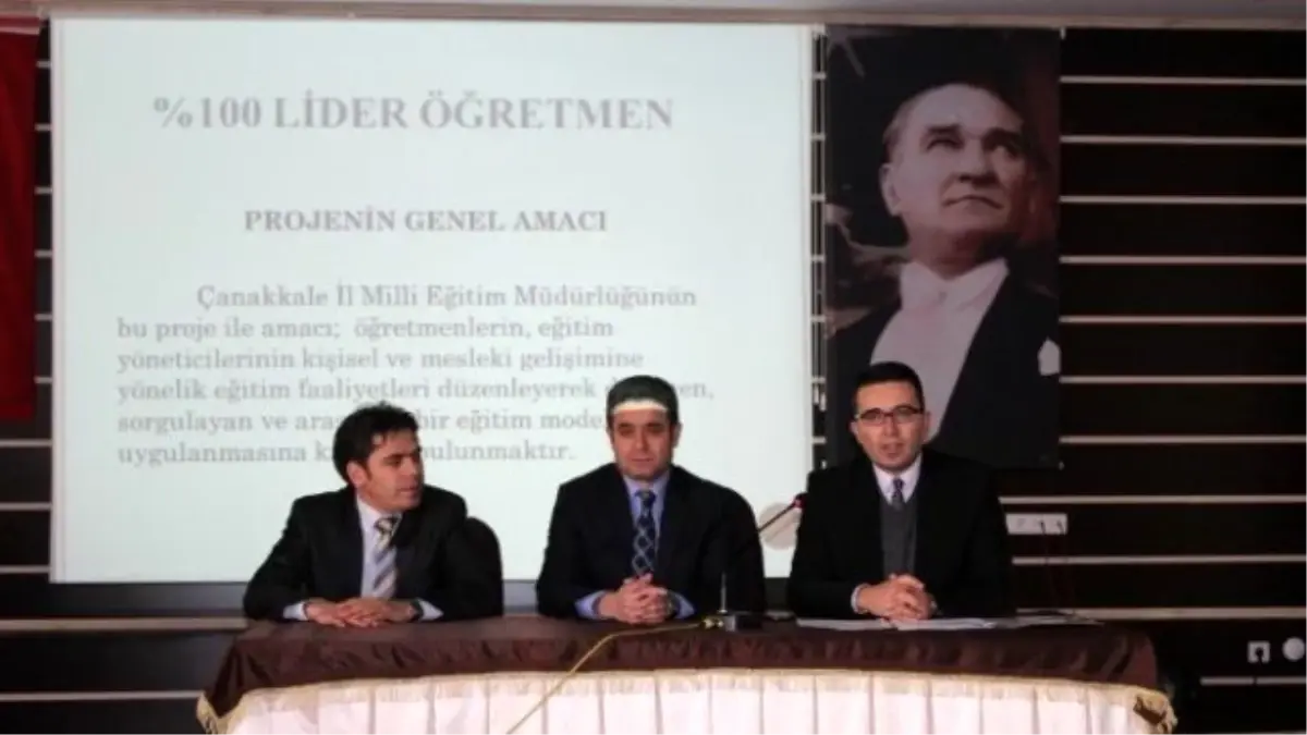 Lider Öğretmen Projesi Tanıtım Toplantısı Yapıldı