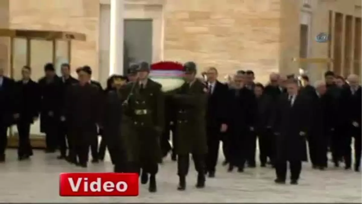 Aliyev, Anıtkabir\'i Ziyaret Etti