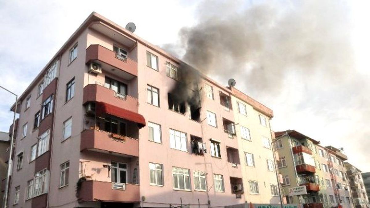 Apartman Dairesinde Yangın