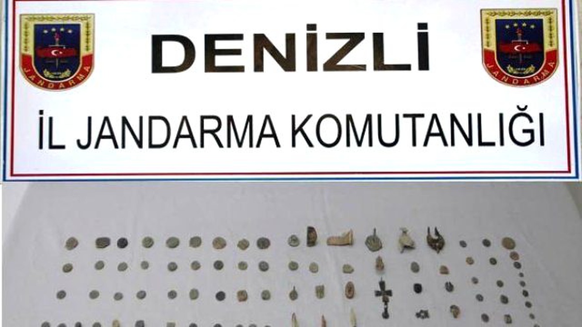 Denizli\'de Jandarmadan Tarihi Eser Operasyonu