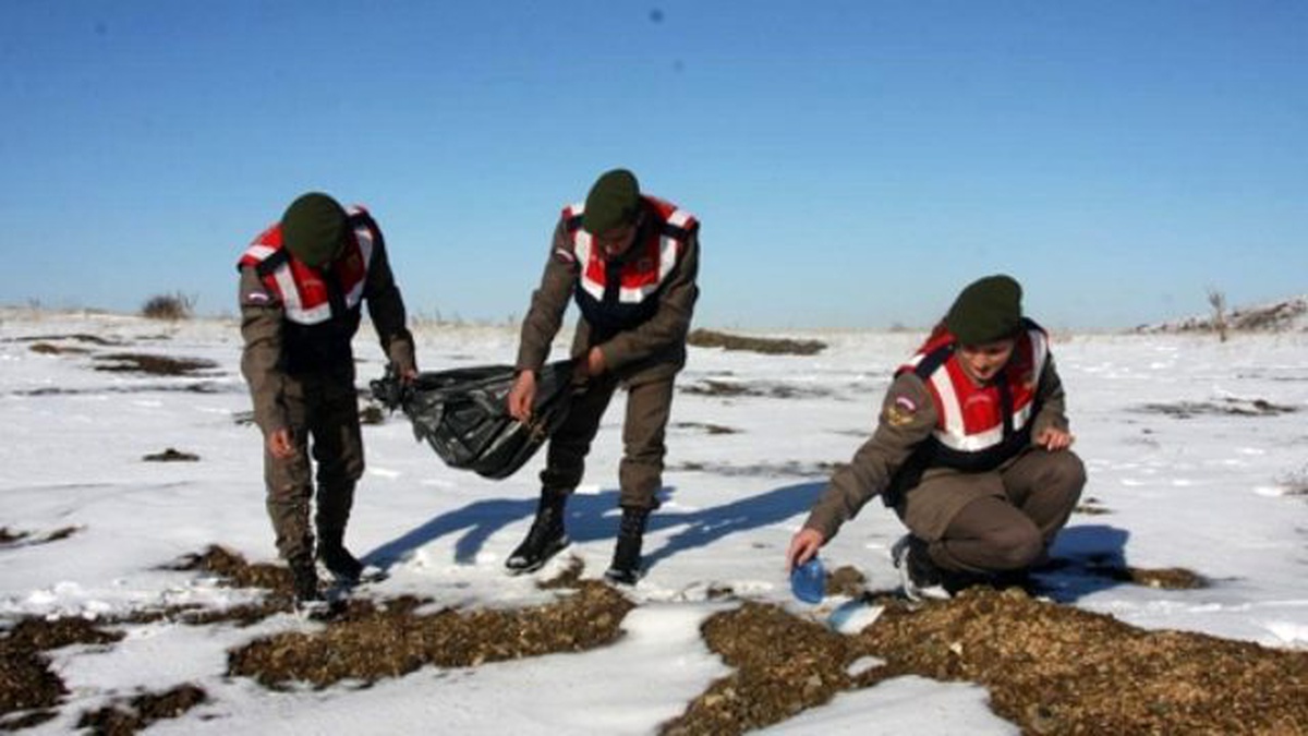 Yozgat\'ta Jandarmadan Kuşlara Yem Desteği