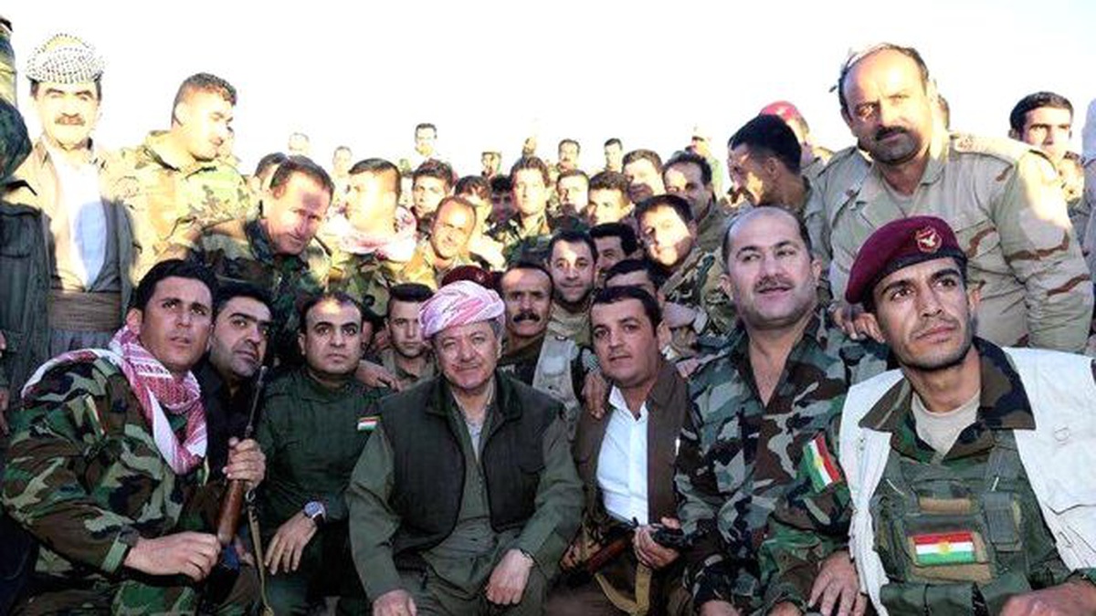 Mesut Barzani, Mahmur Cephesini Ziyaret Etti