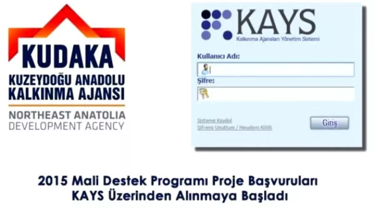 2015 Mali Destek Programı Proje Başvuruları Kays Üzerinden Alınmaya Başladı