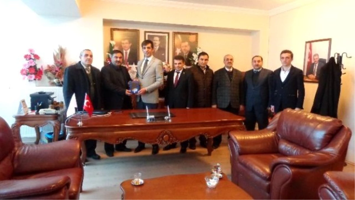 Birlik Haber-Sen\'den AK Parti Merkez İlçe Başkanı Güneşe Ziyaret