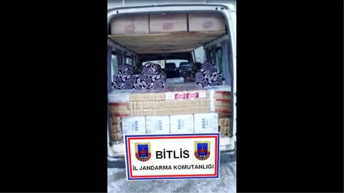 Bitlis\'te 45 Bin Paket Kaçak Sigara Ele Geçirildi