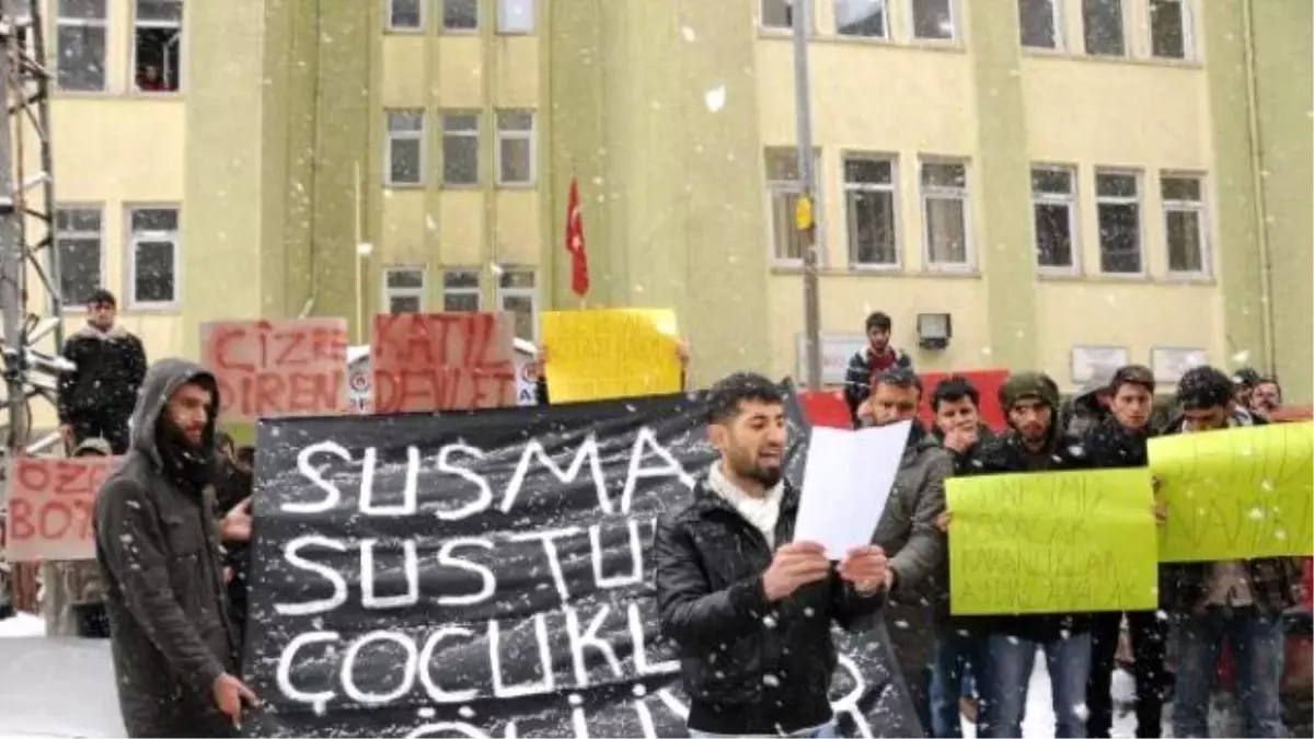 Cöder'li Öğrenciler Cizre Olaylarını Kınadı