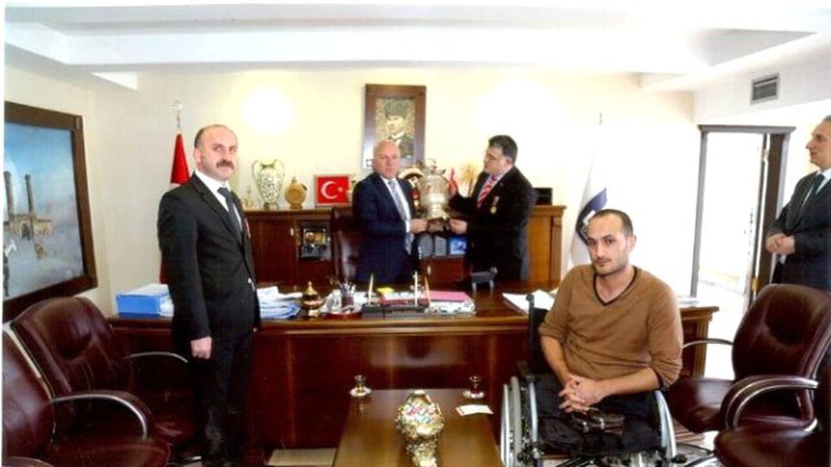 Gazilerden Başkan Sekmen\'e Ziyaret