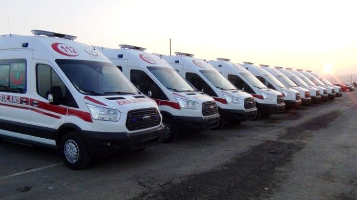 Sağlık Bakanlığının Yeni Ambulansları Tekirdağ\'da